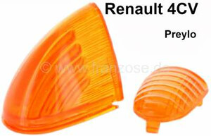 Klosz kierunkowskazu pomarańczowy Renault 4CV. >