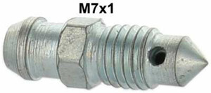 Odpowietrznik cylinderka tylnego M7x1 dł. 22mm. +&
