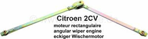 Dźwignie mechanizmu wycieraczek silnik kwadratowy. Citroen 2CV4+6. &