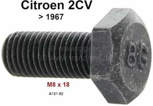 Śruba koła zamachowego M8x18, Citroena 2CV do 1967 r.  *&
