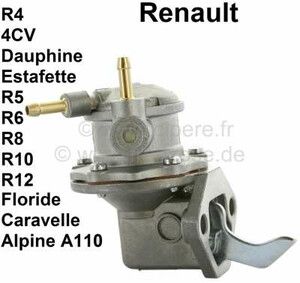 Pompa paliwa RENAULT 4 CV. >&