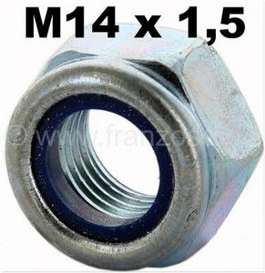 Nakrętka M14x1,5 samokontrująca  śruby mocowania amortyzatora .~~