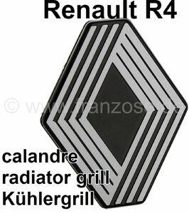 Emblemat grilla RENAULT R4. !